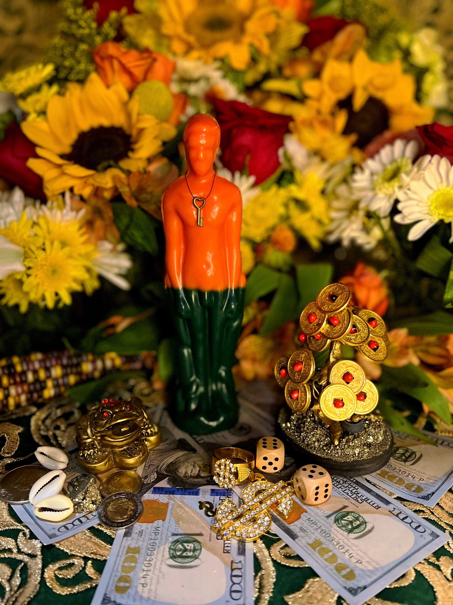 Road Opening Male or Female Figure Candles + Abre Camino