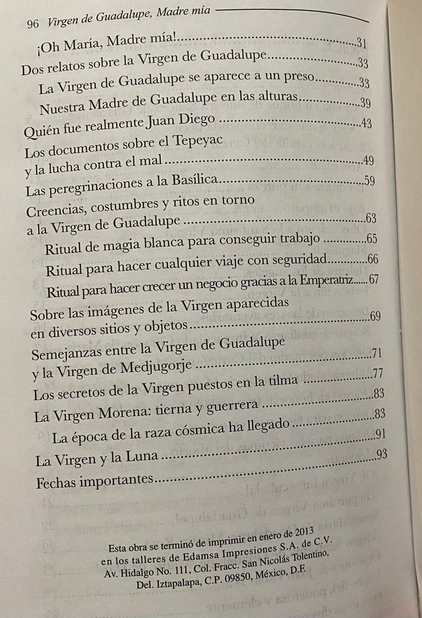 Guadalupe: Madre Mia + New Book From Mexico