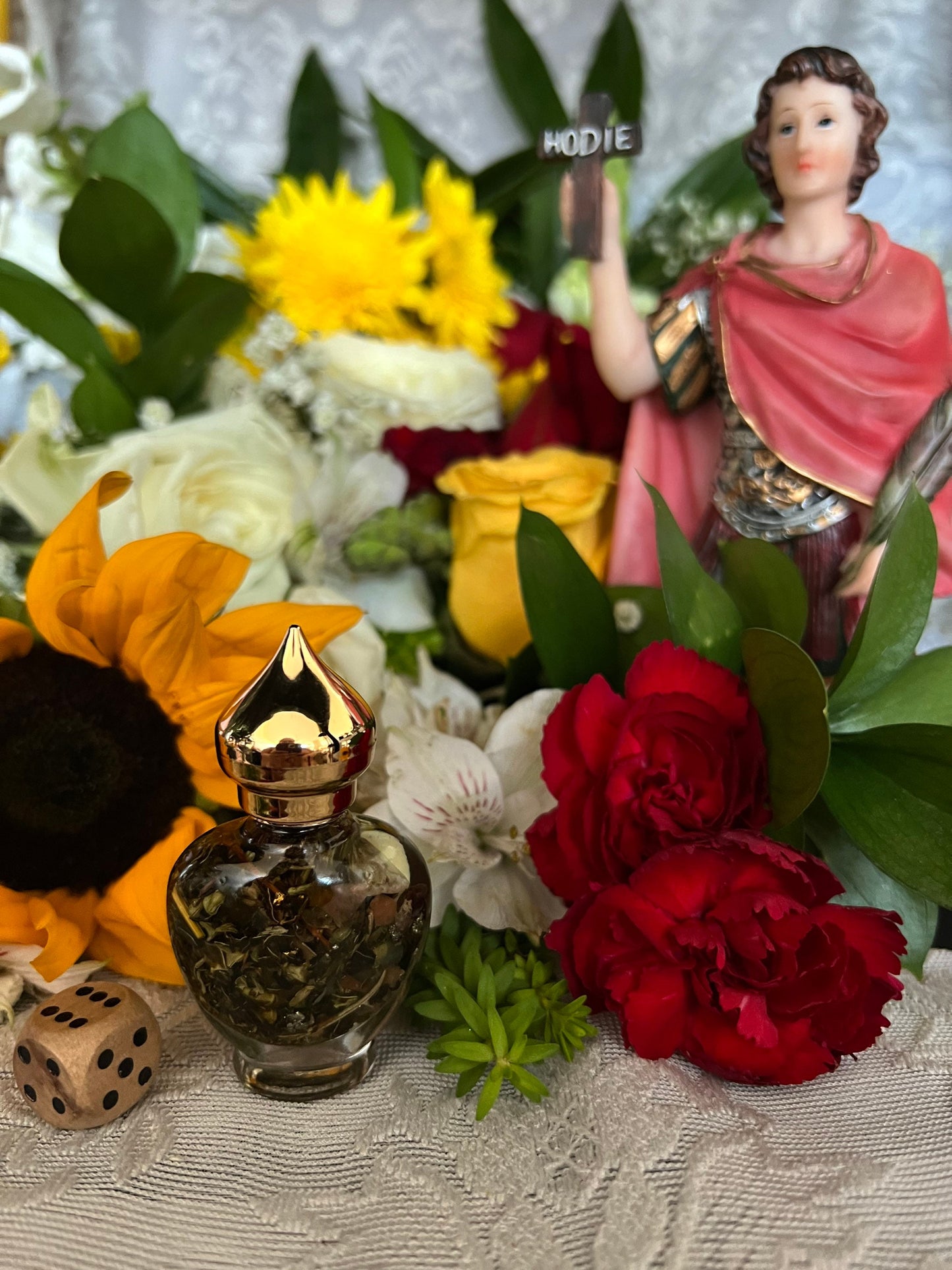 Saint Expedite Oil + San Expedito + Expeditus + Fast Luck + Money