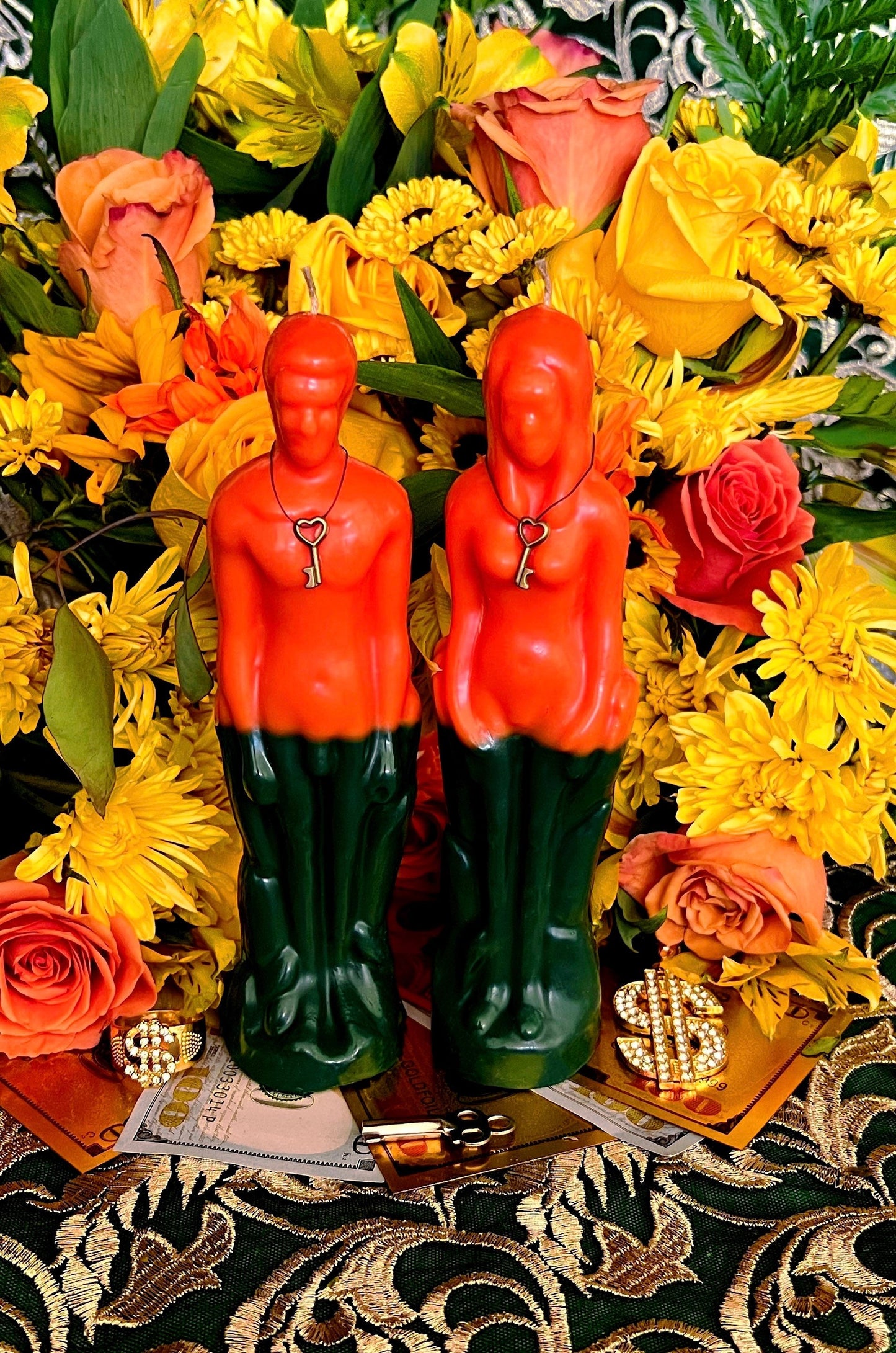Road Opening Male or Female Figure Candles + Abre Camino