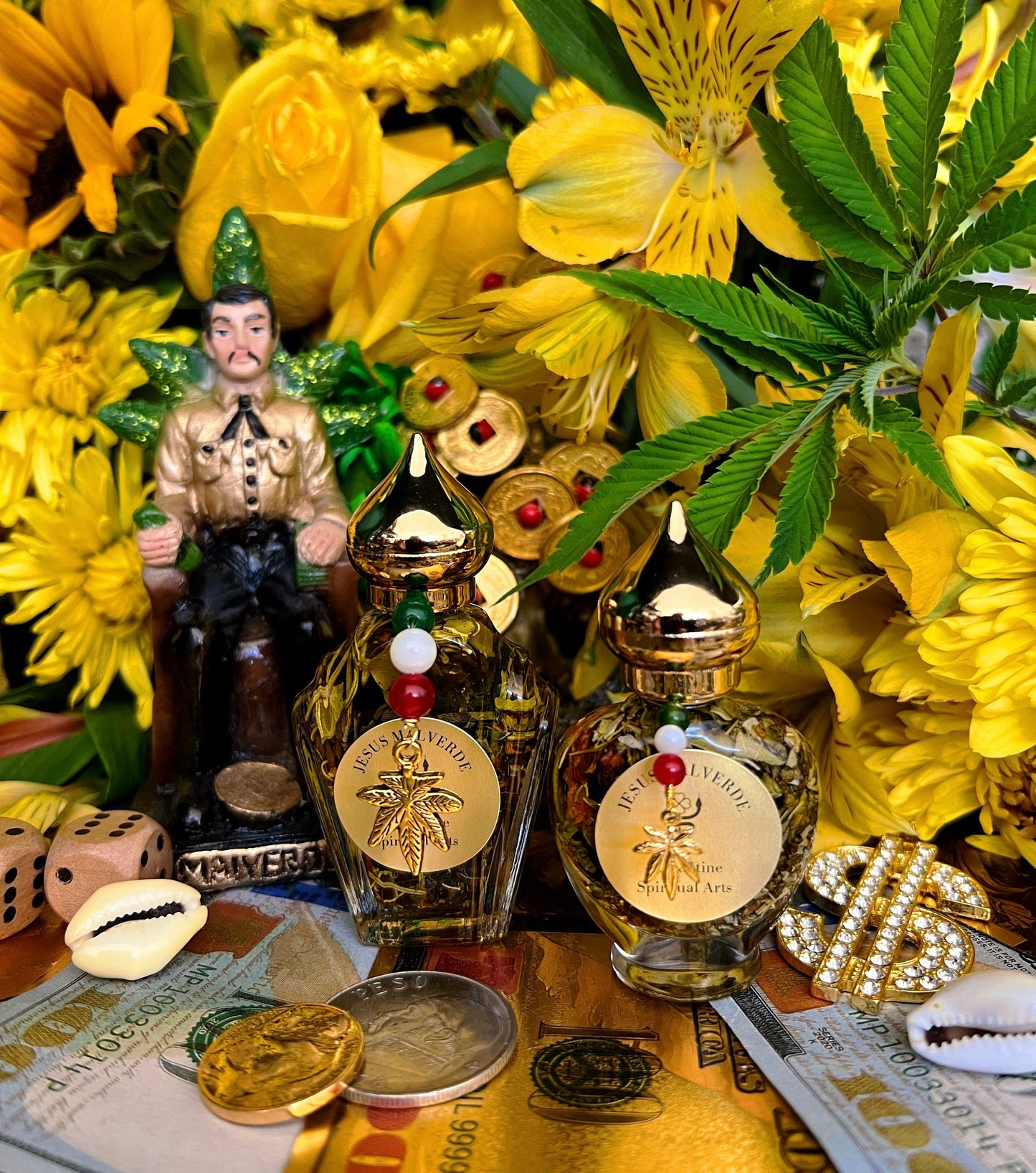 Jesus Malverde Oil + Money + Protection + Healing