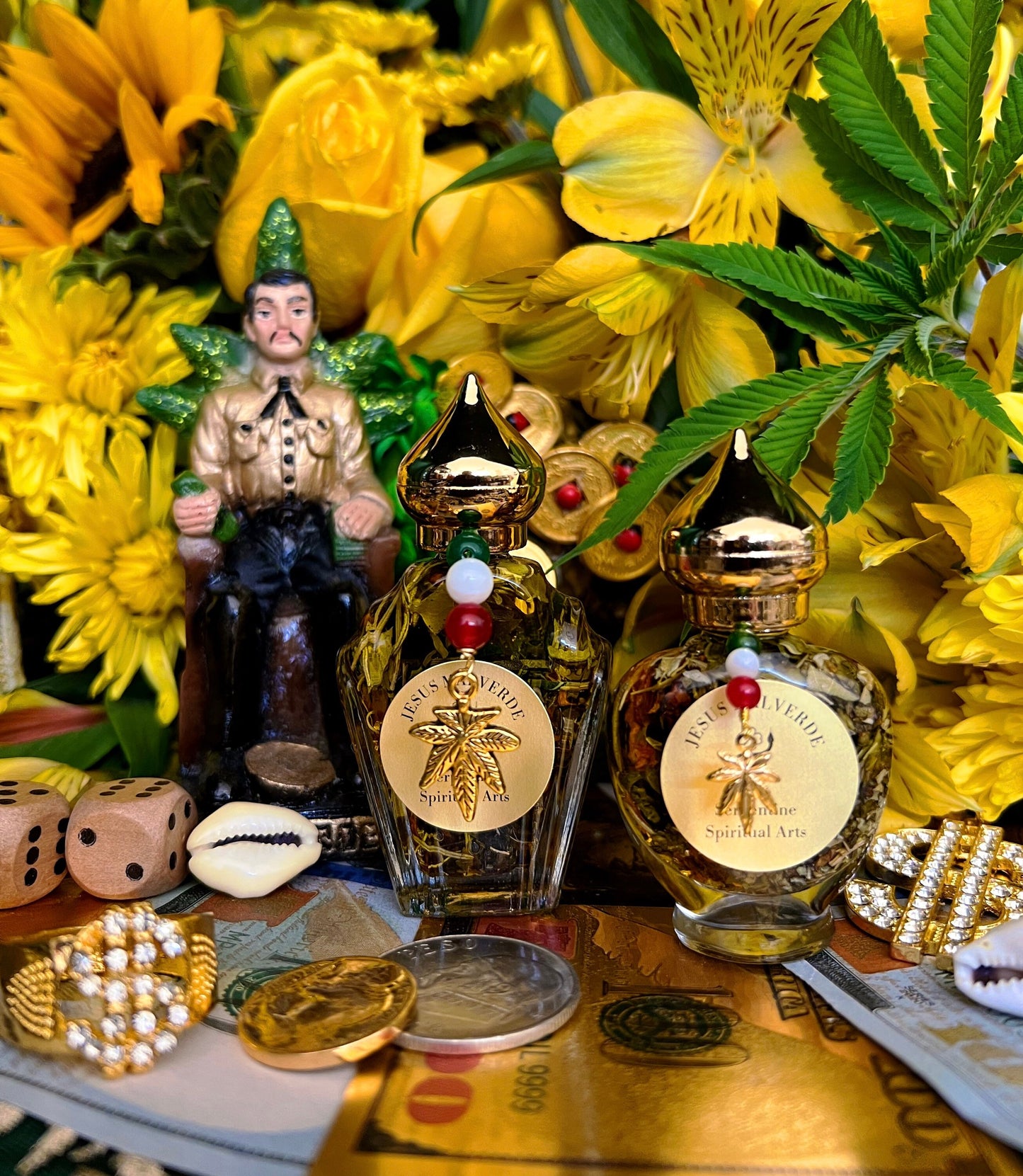 Jesus Malverde Oil + Money + Protection + Healing