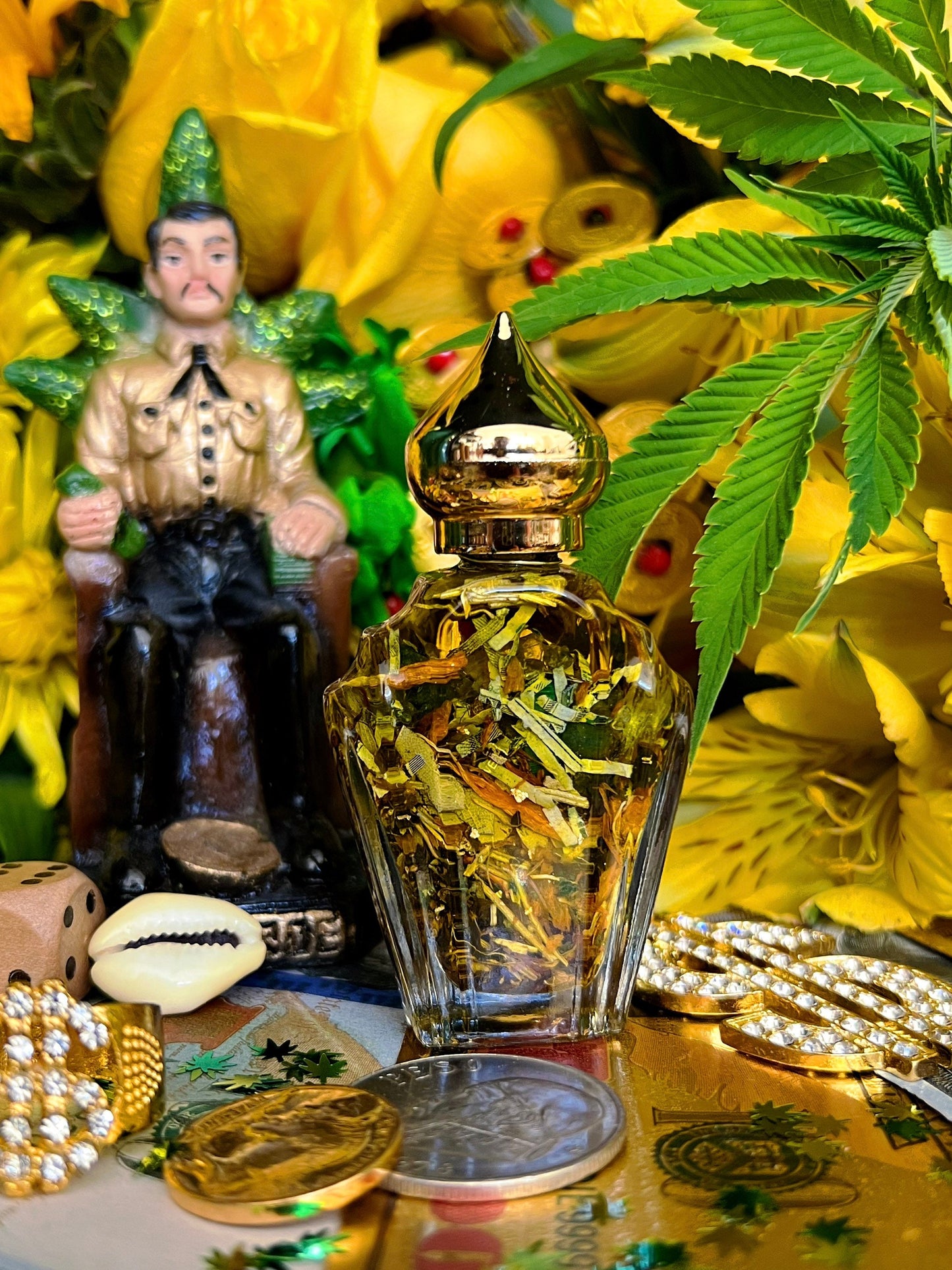 Jesus Malverde Oil + Money + Protection + Healing
