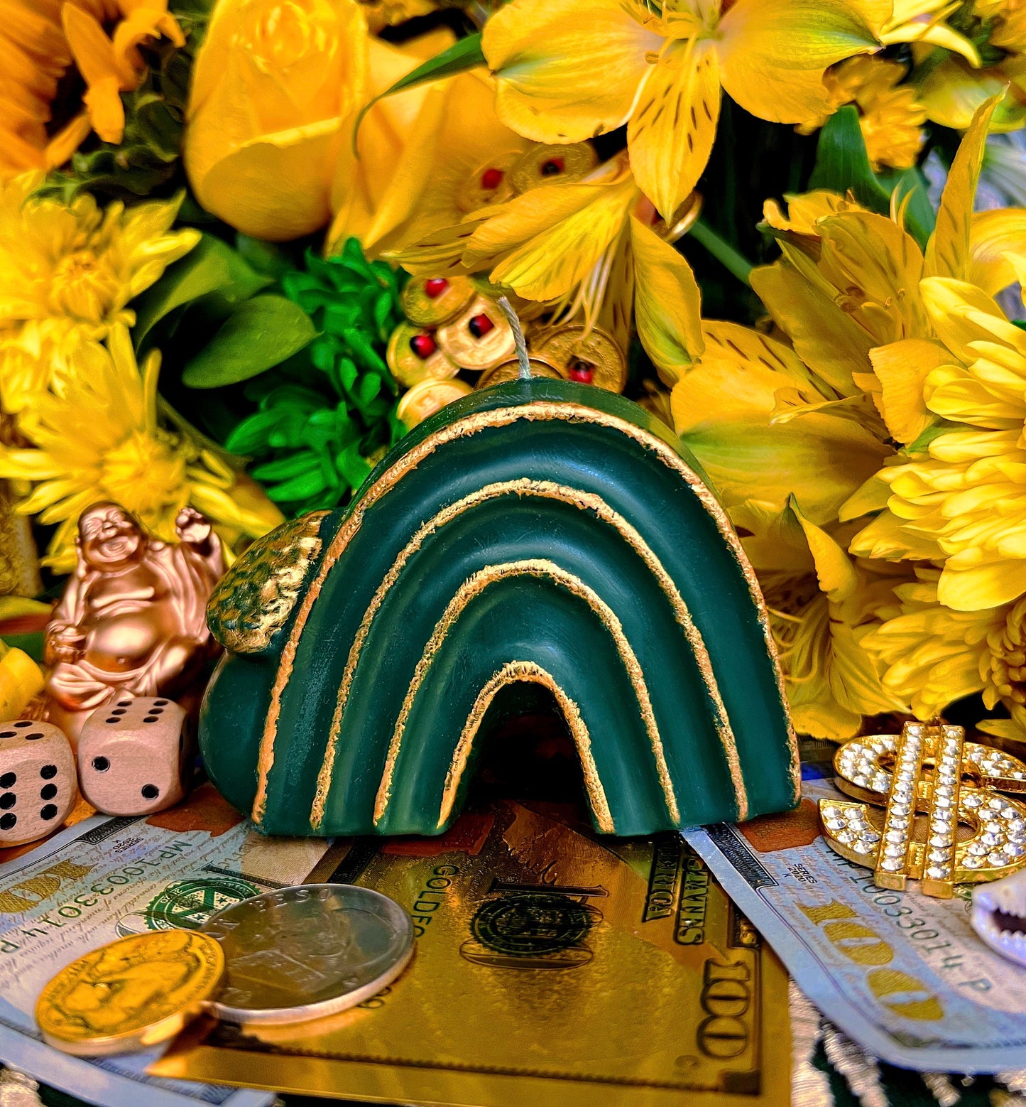 Pot of Gold Candle for Luck