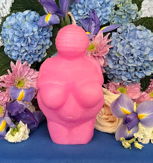 Venus of Willendorf Candle + Witch + Wicca + Goddess