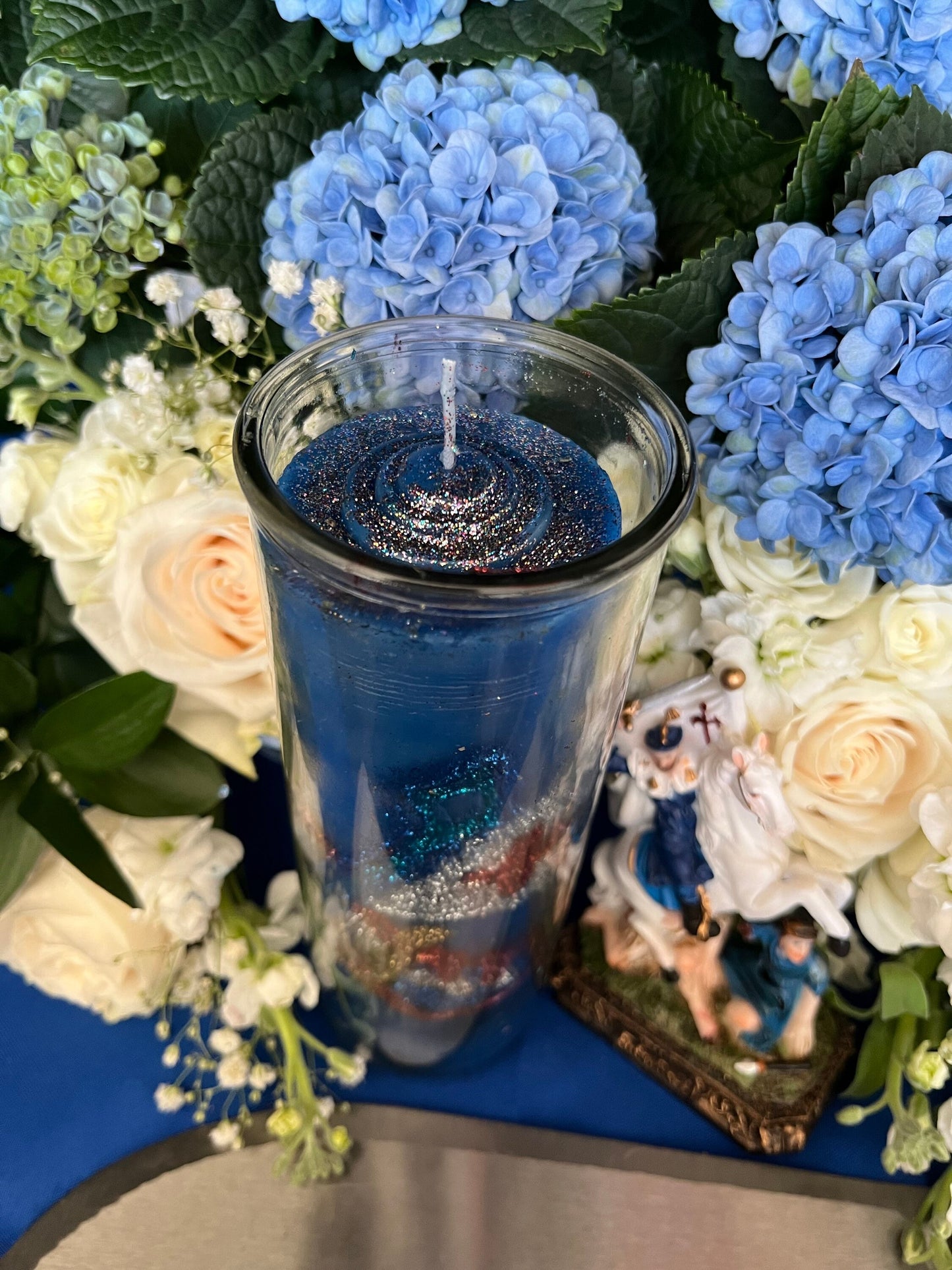 Ogún Balendjó Hand Carved Candle + Protection + Victory Over Enemies + Overcome Obstacles + Law Keep Away + Healing + Ogou Balendyo