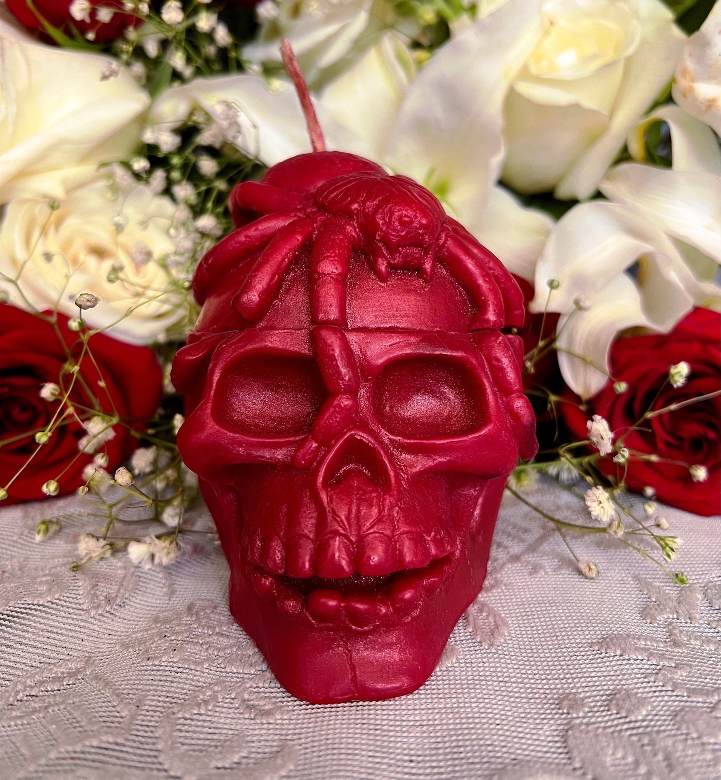 Loadable Spider on Skull Candle + Destroy Enemies + Domination