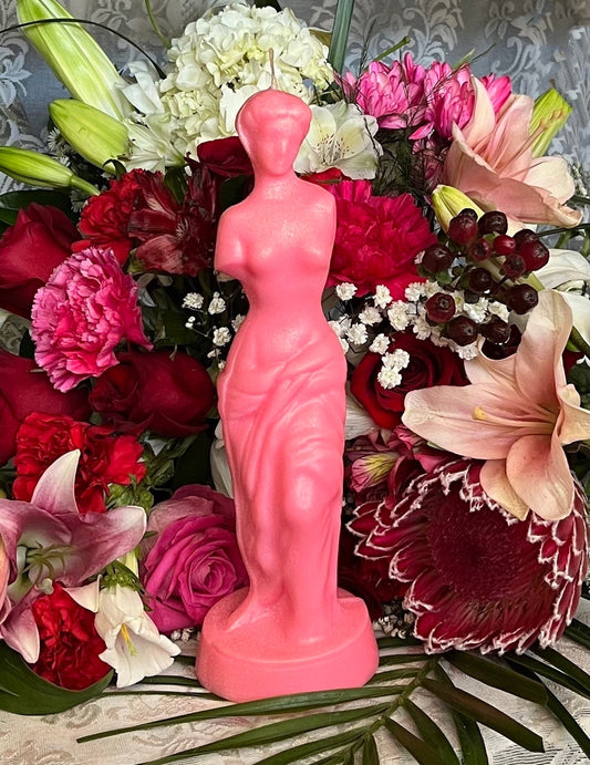 Venus Candle + Roman Goddess of Love & Beauty
