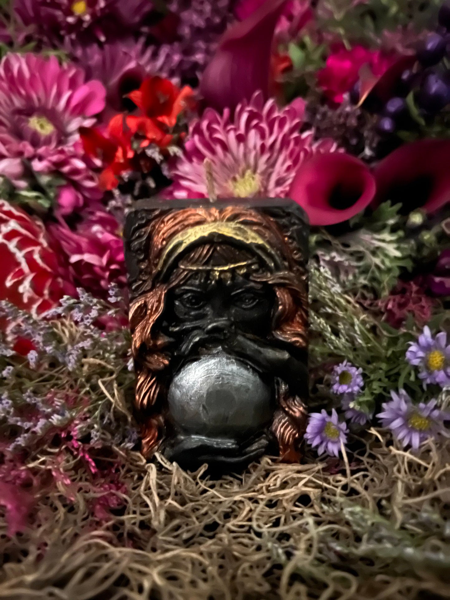 Fortune Teller Candle + Psychic + Crystal Ball