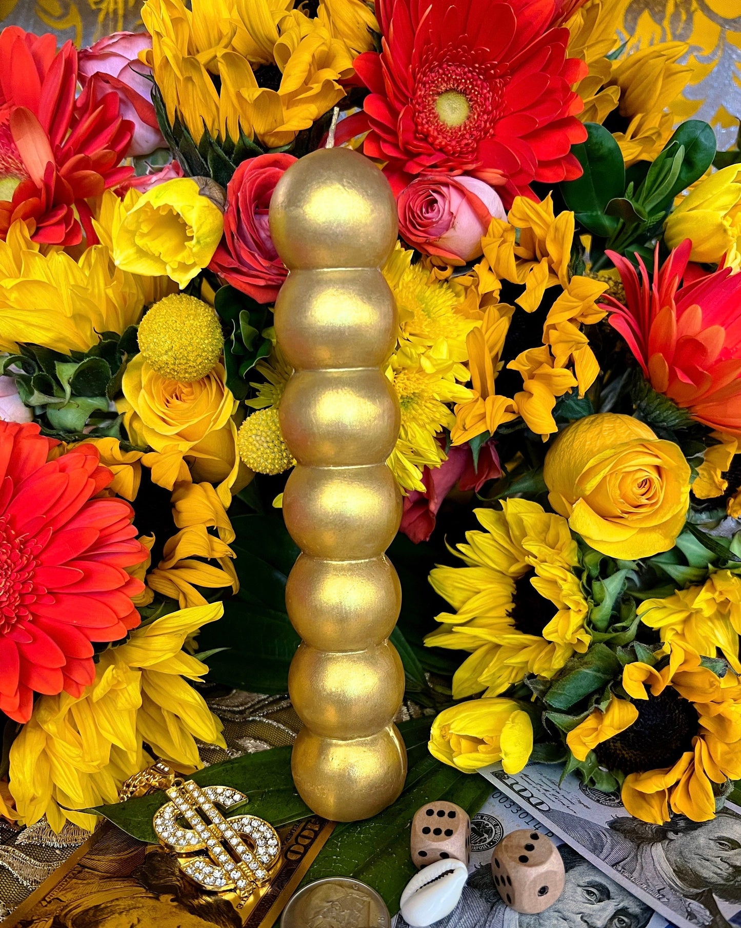 7 Knob Candle + Hoodoo + Voodoo + Conjure + Spellwork
