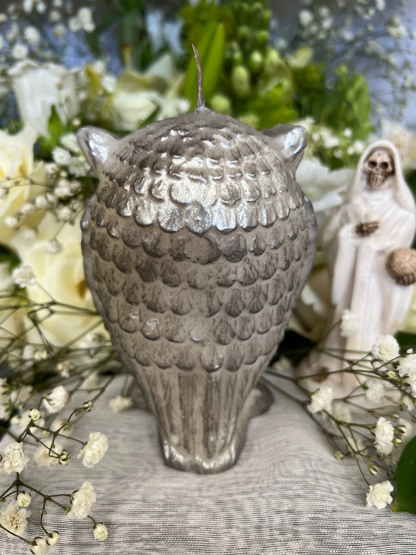 Owl Candle