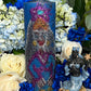 Yemaya Hand Carved Candle + Family Protection + Orisha + Santeria + Ifa + Yoruba + Lukumi + Santerismo