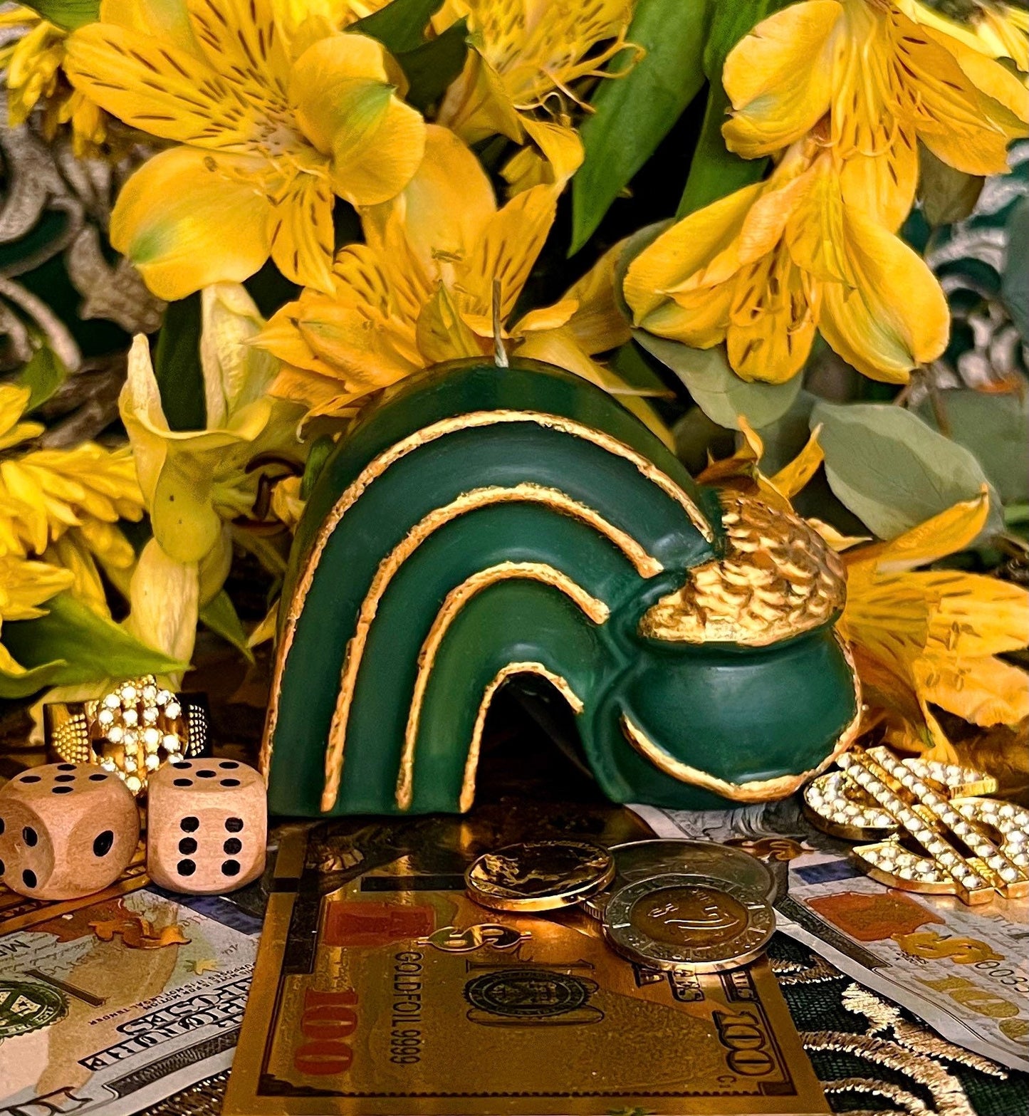 Pot of Gold Candle for Luck