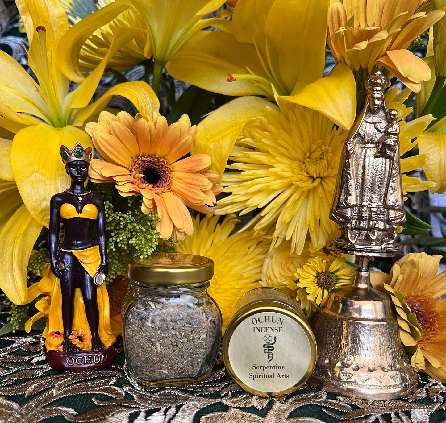 Oshun Incense + African Spirit of Love & Prosperity + Orisha + Santeria + Ifa