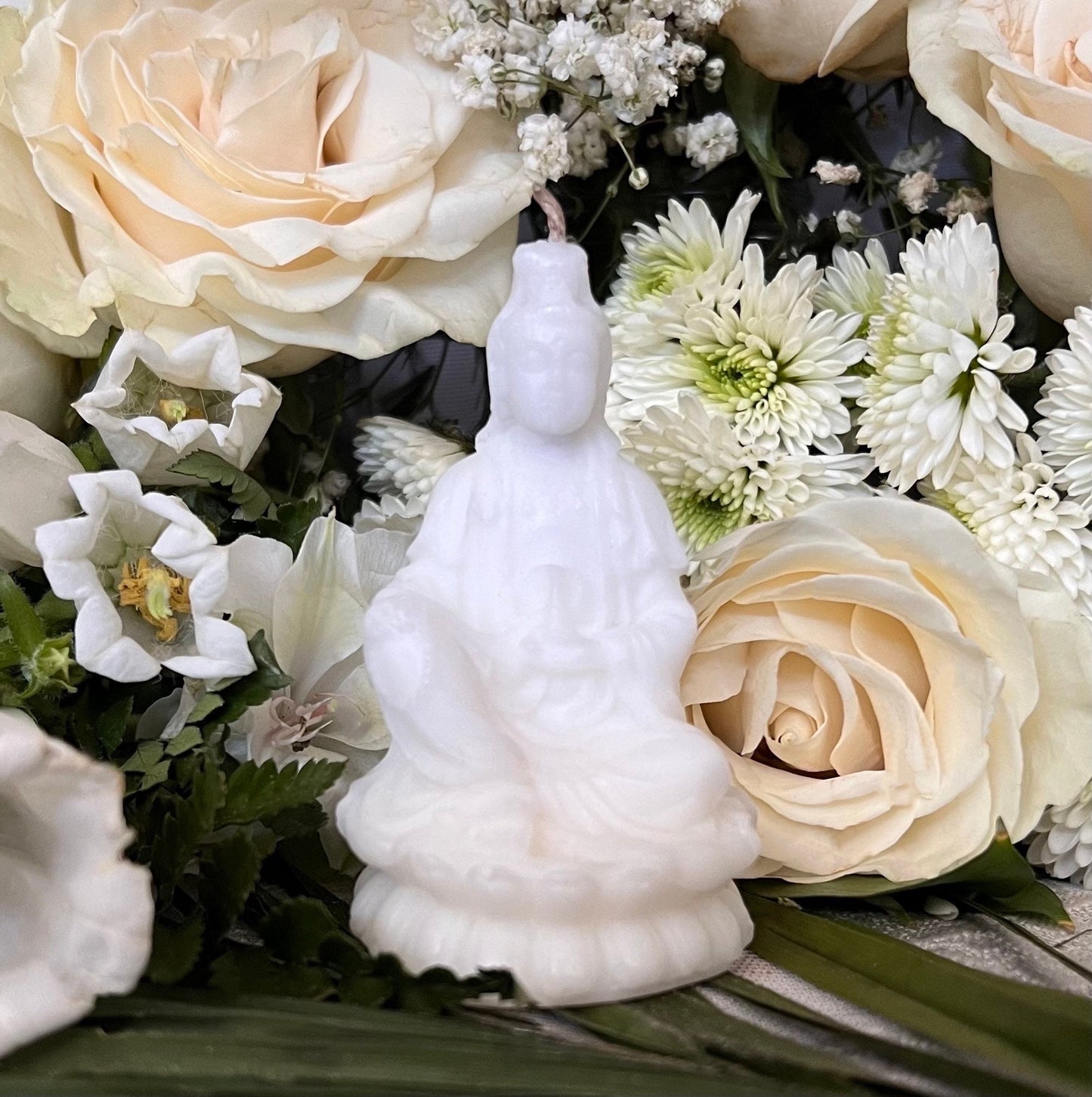 Quan Yin Candle + Buddhism + Spirituality + Health
