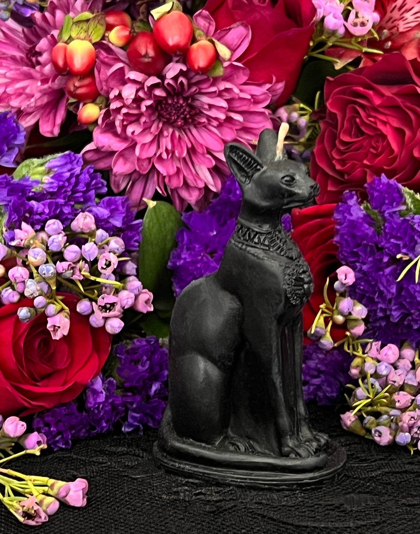 Bast Candle + Bastet + Egyptian Goddess
