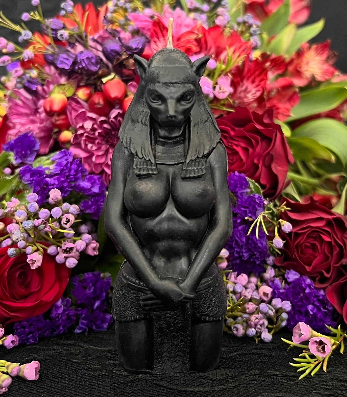 Bastet Candle + Bast + Egyptian Goddess