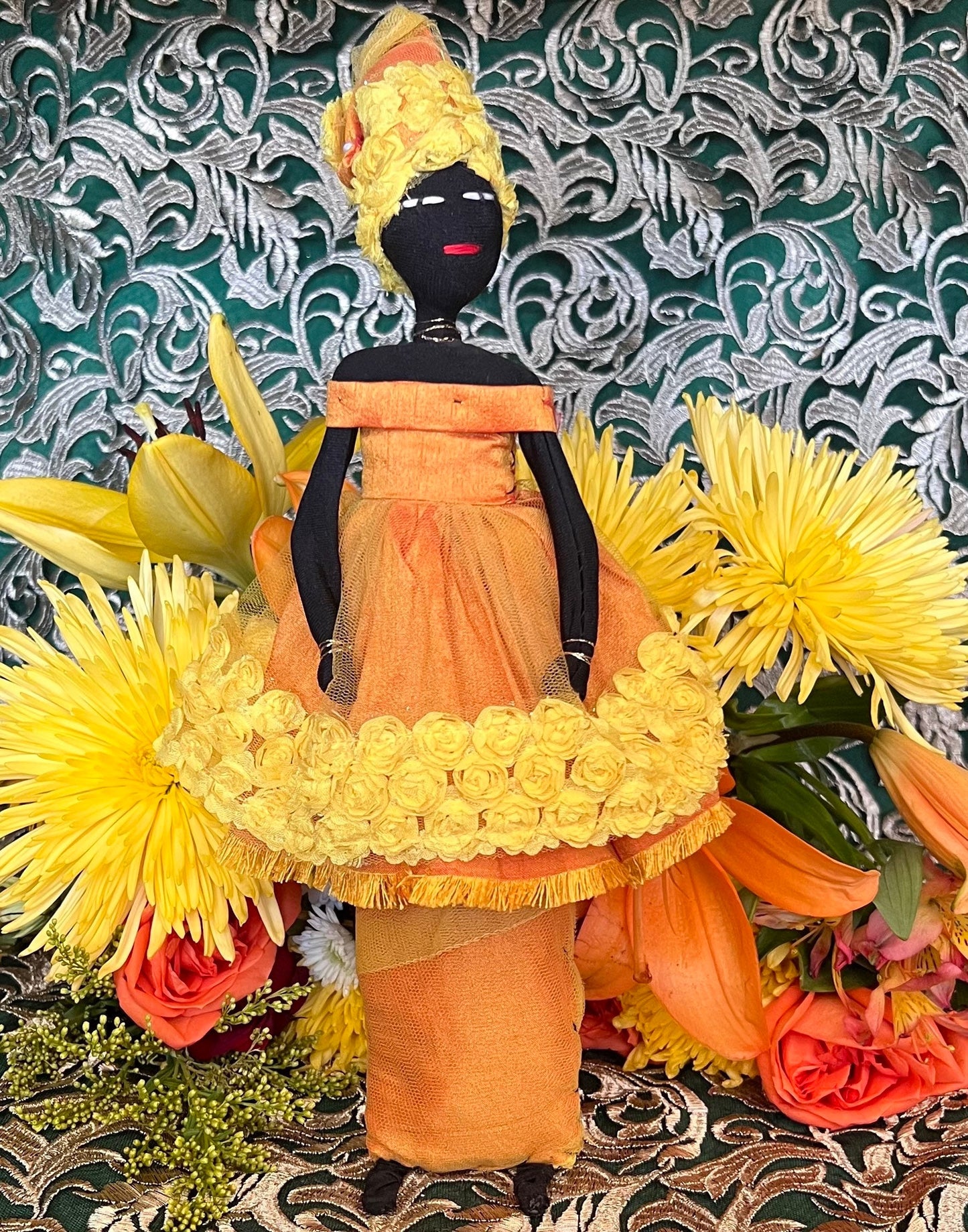 Lingeer Doll + Africa + Senegal + Altar Dollie + Coral + Oshun