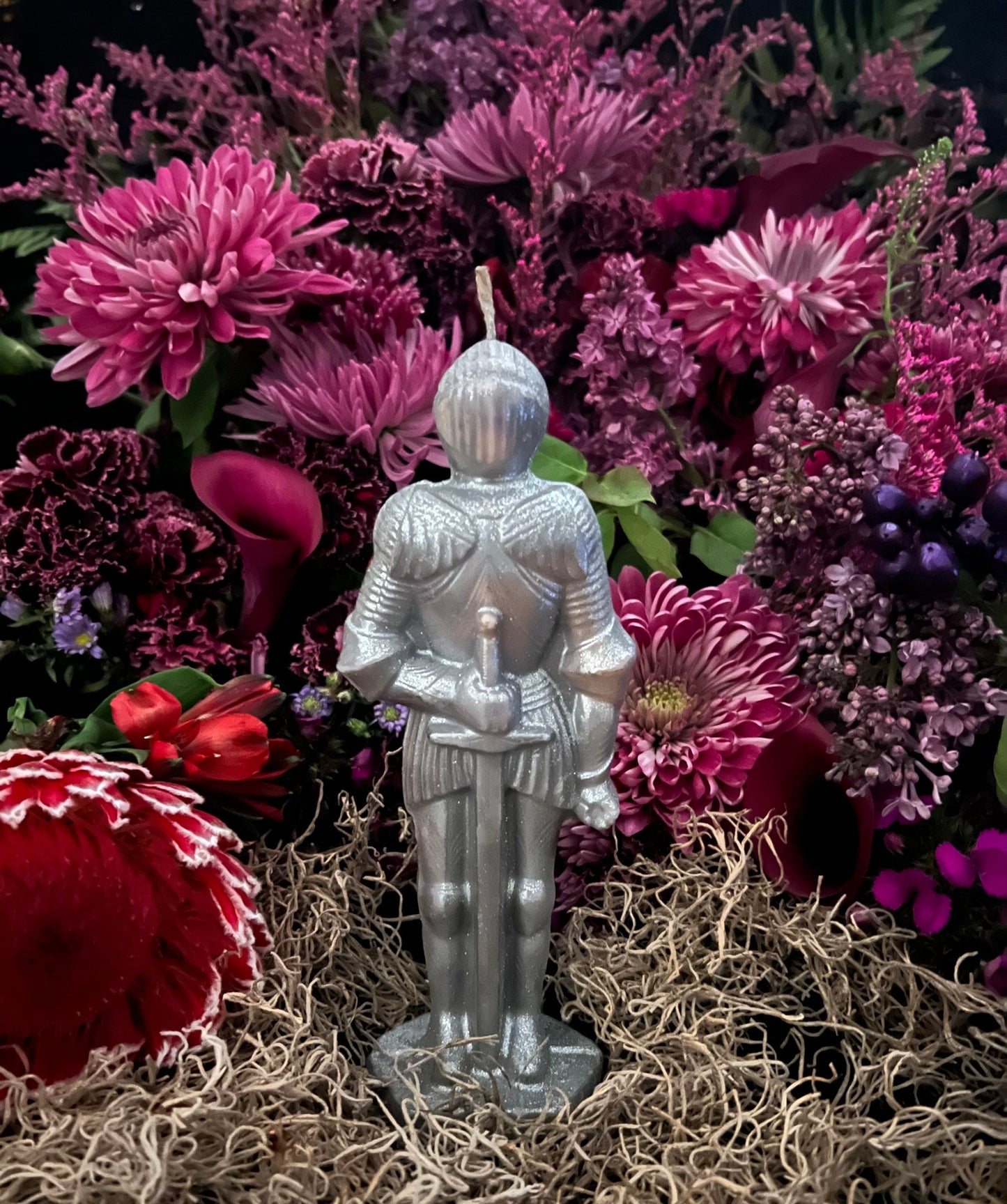 Knight Candle + Knight of Swords + Tarot + Protection + Armor