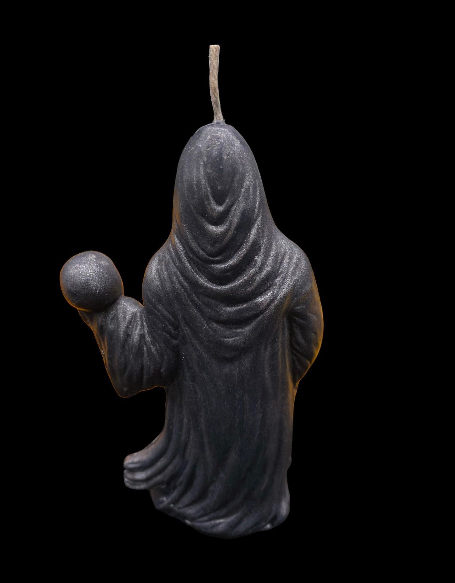 Grim Reaper Candle + Overcome Your Enemies + Santa Muerte Negra + San La Muerte