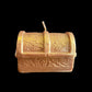 Loadable Treasure Chest Candle + Wishes + Prosperity