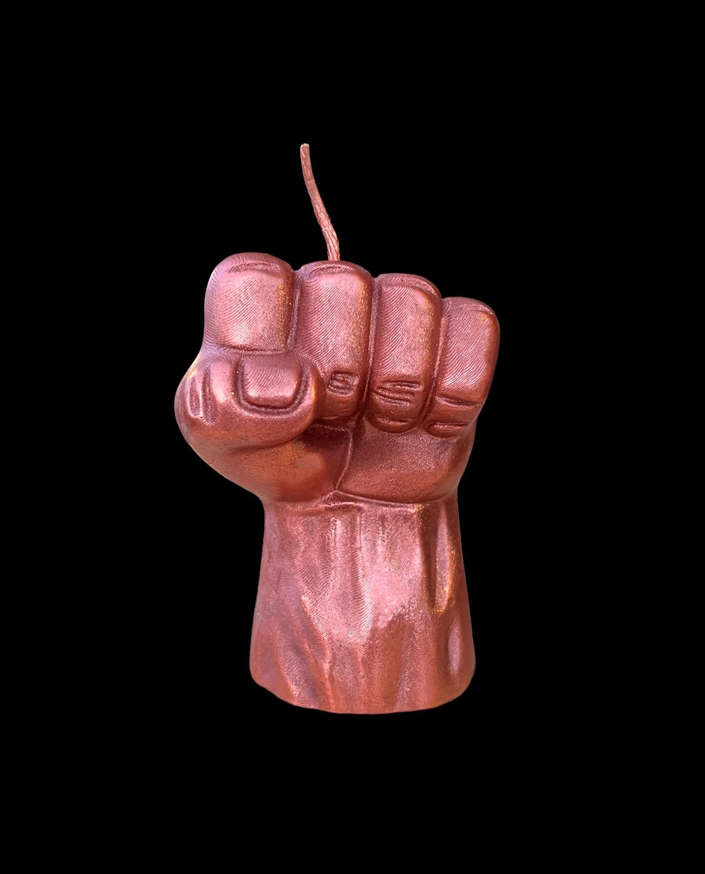 Strike Fist Candle + BIPOC + Black Lives Mater! + Indigenous + Native American + American Indian + Fight the Power