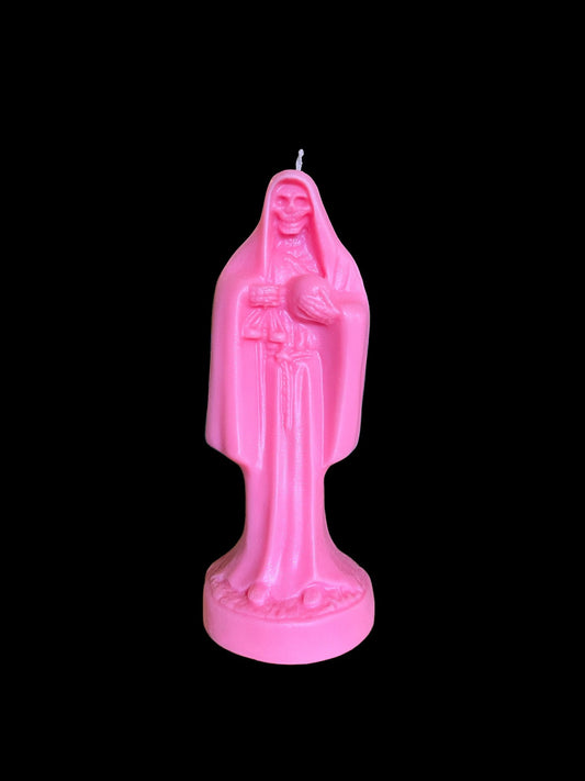 Santa Muerte Rosada Candle + Blessed
