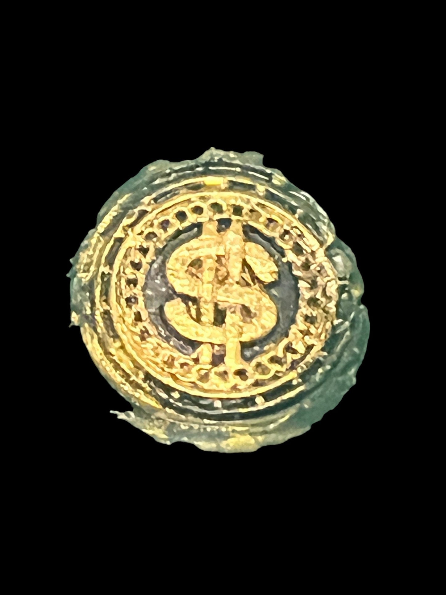 Loadable Pillar Candle with Imprint + 24K Gold + Sterling Silver + 4” x 3”