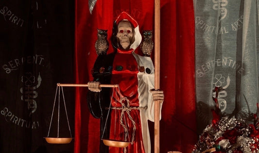 Santa Muerte and Her Three Robes
