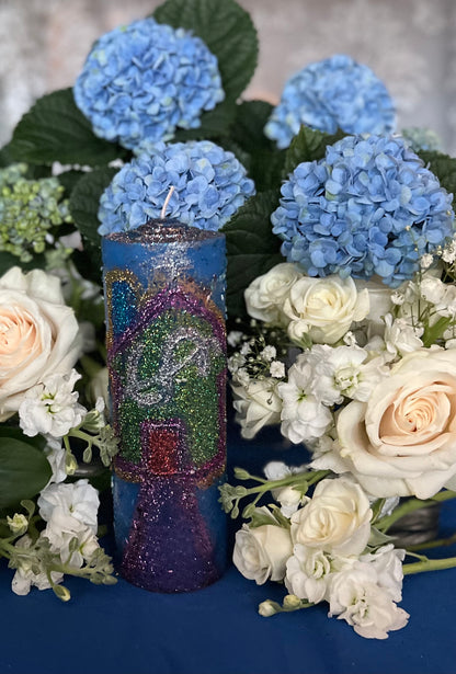 Vela Artesanal de Bênção da Casa + Lar
