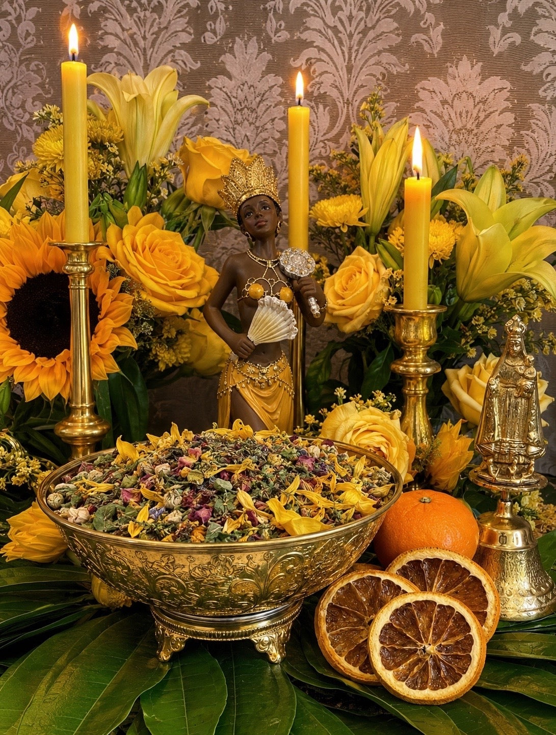 Oshun Herbal Bath + African Spirit of Love & Prosperity + Orisha + Santeria + Ifa