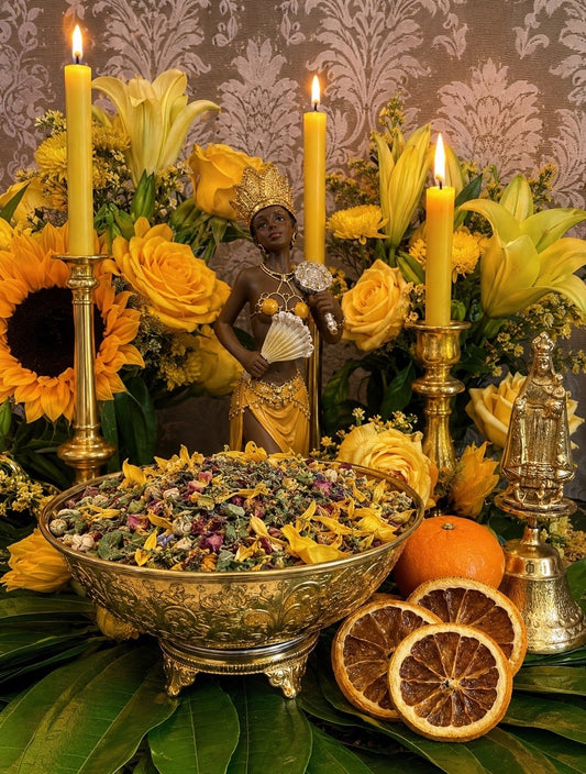 Oshun Herbal Bath + African Spirit of Love & Prosperity + Orisha + Santeria + Ifa