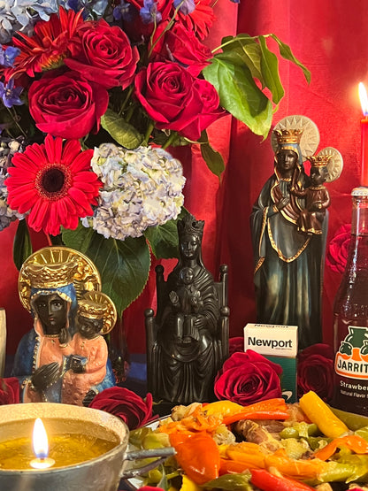 Lâmpada das 7 Desejos de Ezili Dantor + Proteção + Justiça + Dominação + Erzulie Dantor