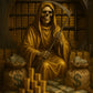 Santa Muerte Verde Candle Working + Court Case + Justice + Money + Lawsuit + Fair Trial + Litigious Issues + Prosperity + Fertility + Abundance + Legal Disputes + Favorable Judgement + Lawyer + Law Keep Away + Balance + Ethics