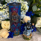 Yemaya Hand-Carved Candle + Family Protection + Orisha + Santeria + Ifa + Yoruba + Lukumi + Santerismo