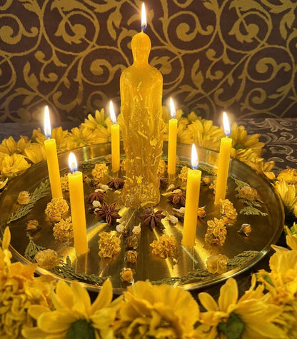Feitiço de Vela de Sucesso de Santa Muerte Personalizado + Trabalho + Bruxaria + Feitiçaria