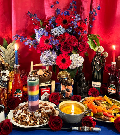 Lâmpada das 7 Desejos de Ezili Dantor + Proteção + Justiça + Dominação + Erzulie Dantor