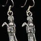 Santa Muerte Sterling Silver Earrings + Protection + Made in Mexico + Blessed