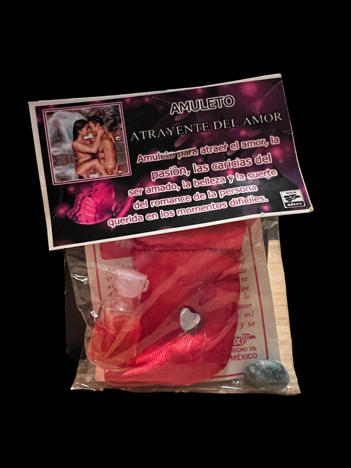 Atrayente del Amor Amulet + Love Attracting + Passion + Made in Mexico + Amuleto + Morralito