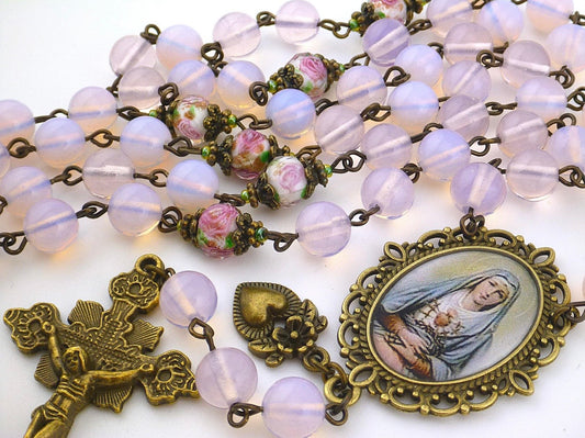 Metresili Blessed Rosary + Pink Opaline + Love + Money + Increased Intuition + Writing Success + Creativity + Healing