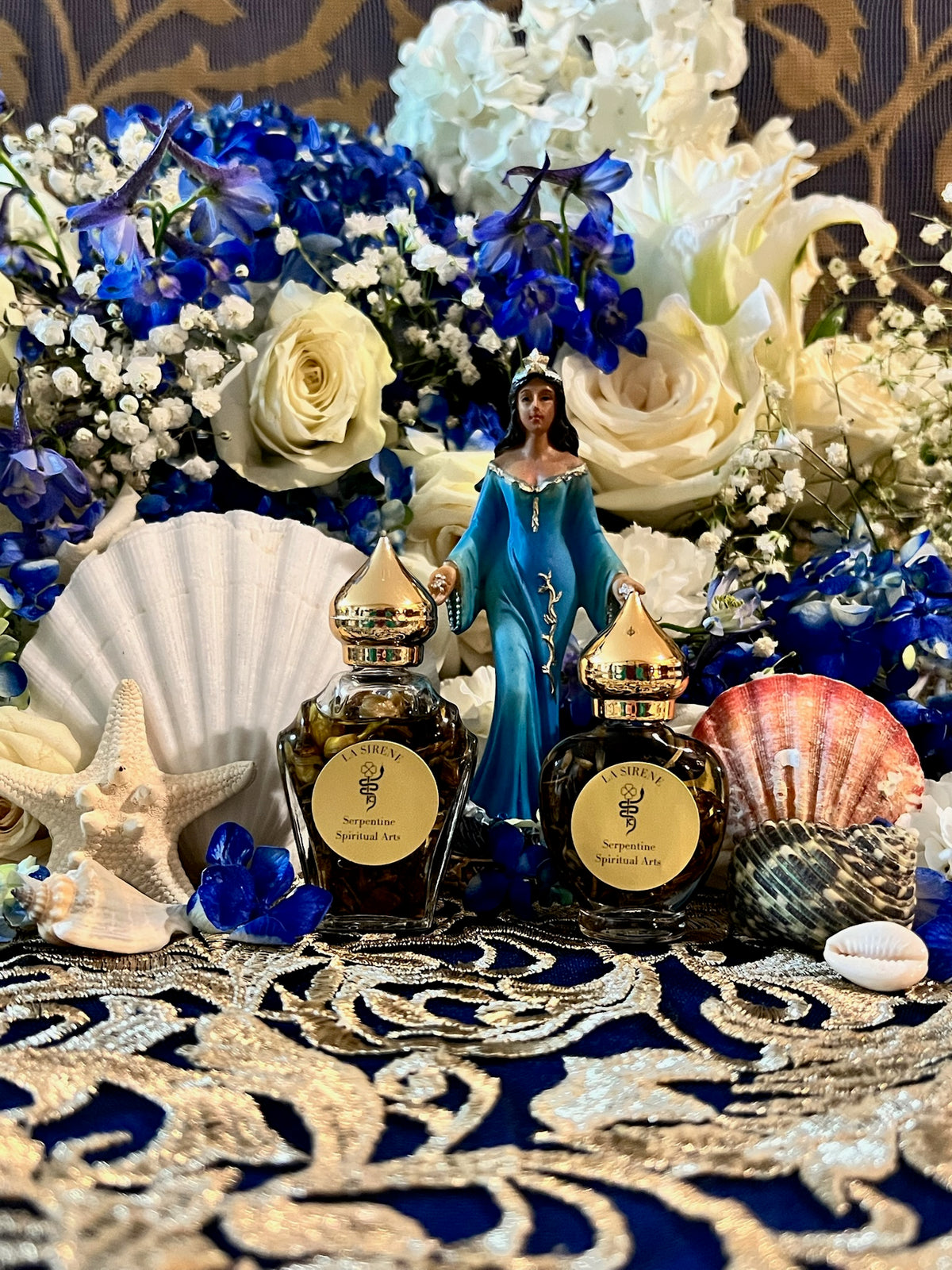 La Sirène Oil + Marriage + Luck + Fame + Abundance + Motherhood + Song + Wealth + Vodou + Voodoo