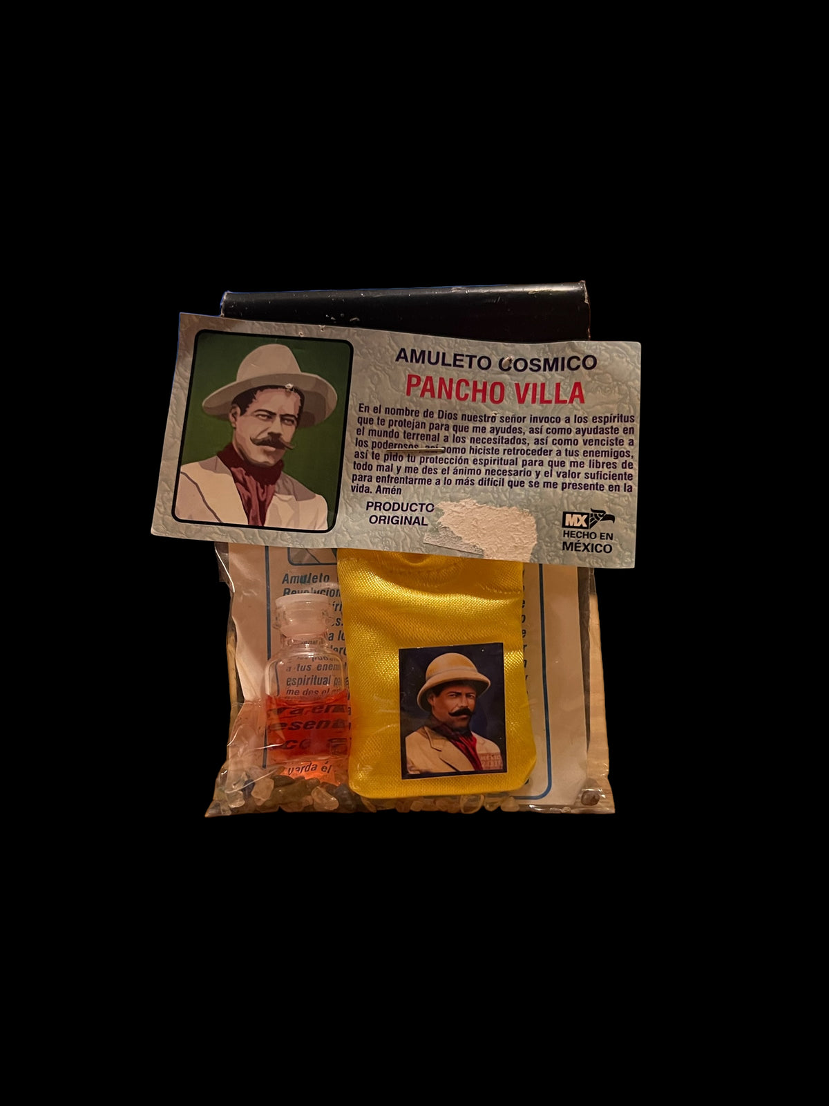 Pancho Villa Amulet + Protection + Victory Over Enemies + Made in Mexico + Amuleto + Morralito