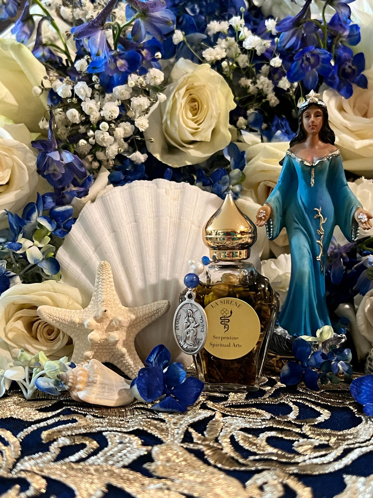 La Sirène Oil + Marriage + Luck + Fame + Abundance + Motherhood + Song + Wealth + Vodou + Voodoo