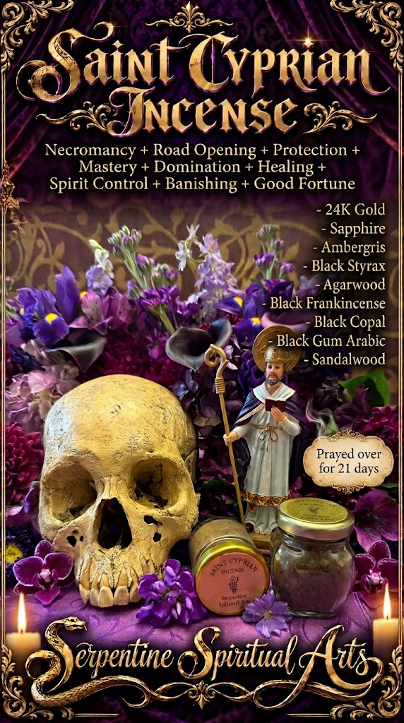 Saint Cyprian Amparo + Protection + Santa Muerte
