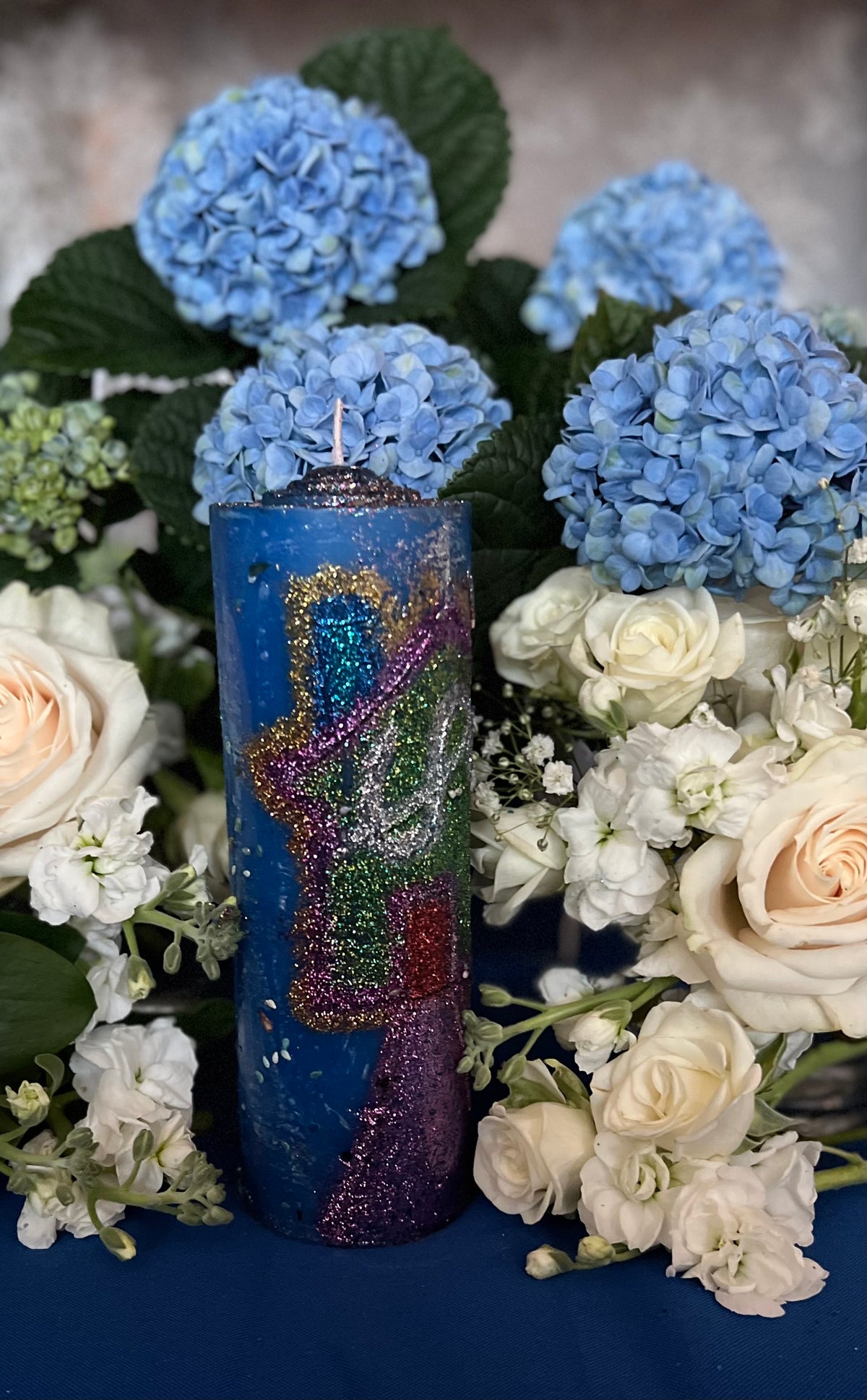 House Blessing Hand-Carved Candle + Home