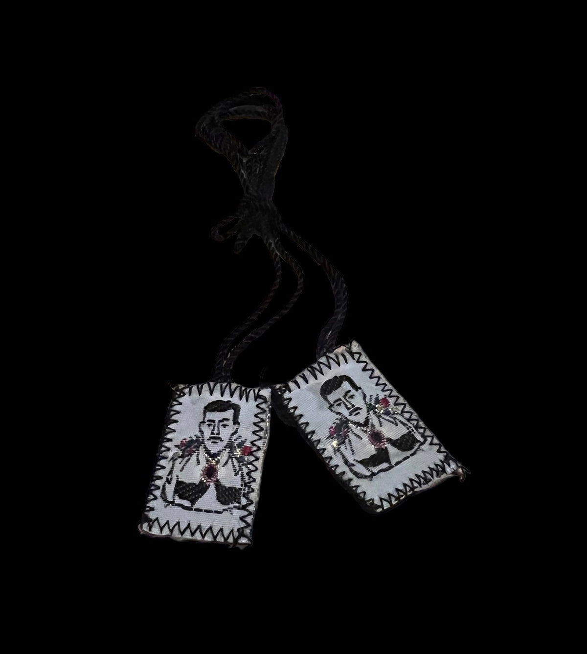Jesus Malverde Escapulario + Protection + Made in Mexico + Blessed