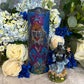 Yemaya Hand-Carved Candle + Family Protection + Orisha + Santeria + Ifa + Yoruba + Lukumi + Santerismo