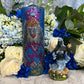 Yemaya Hand-Carved Candle + Family Protection + Orisha + Santeria + Ifa + Yoruba + Lukumi + Santerismo