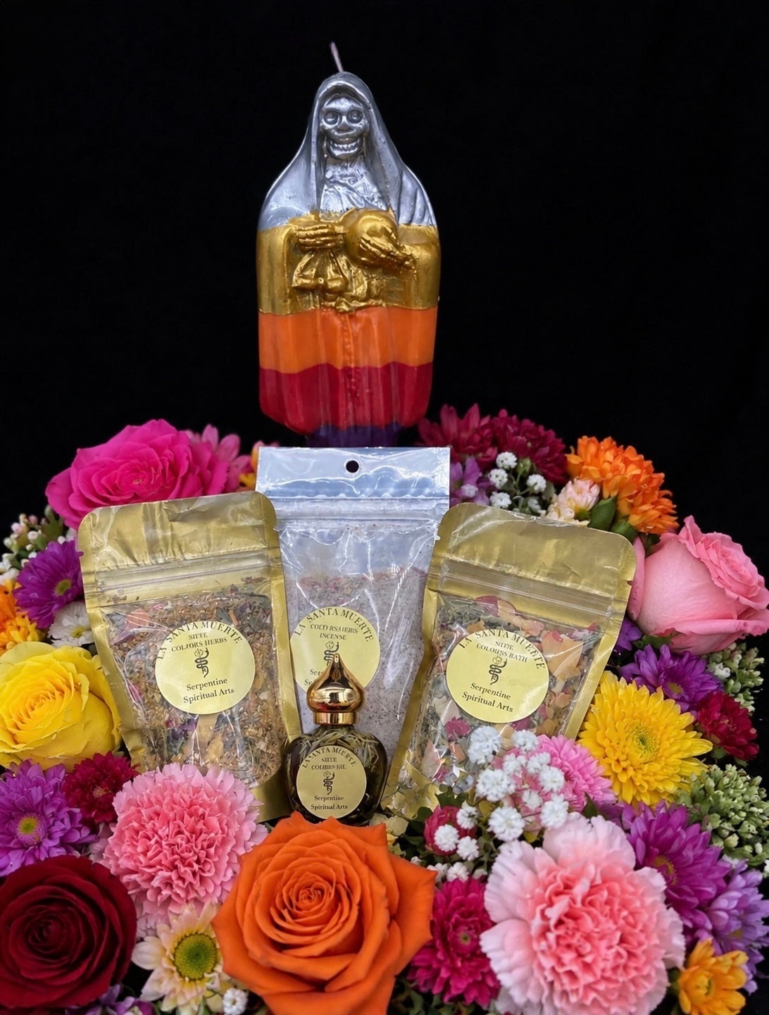 Santa Muerte Siete Colores Ritual Set