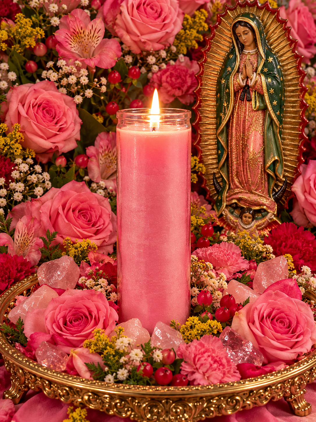 Virgen de Guadalupe Novena Candle Working + La India + Tonantzin + Love + Guadalupana + Divine Mother + Healing + Blessings